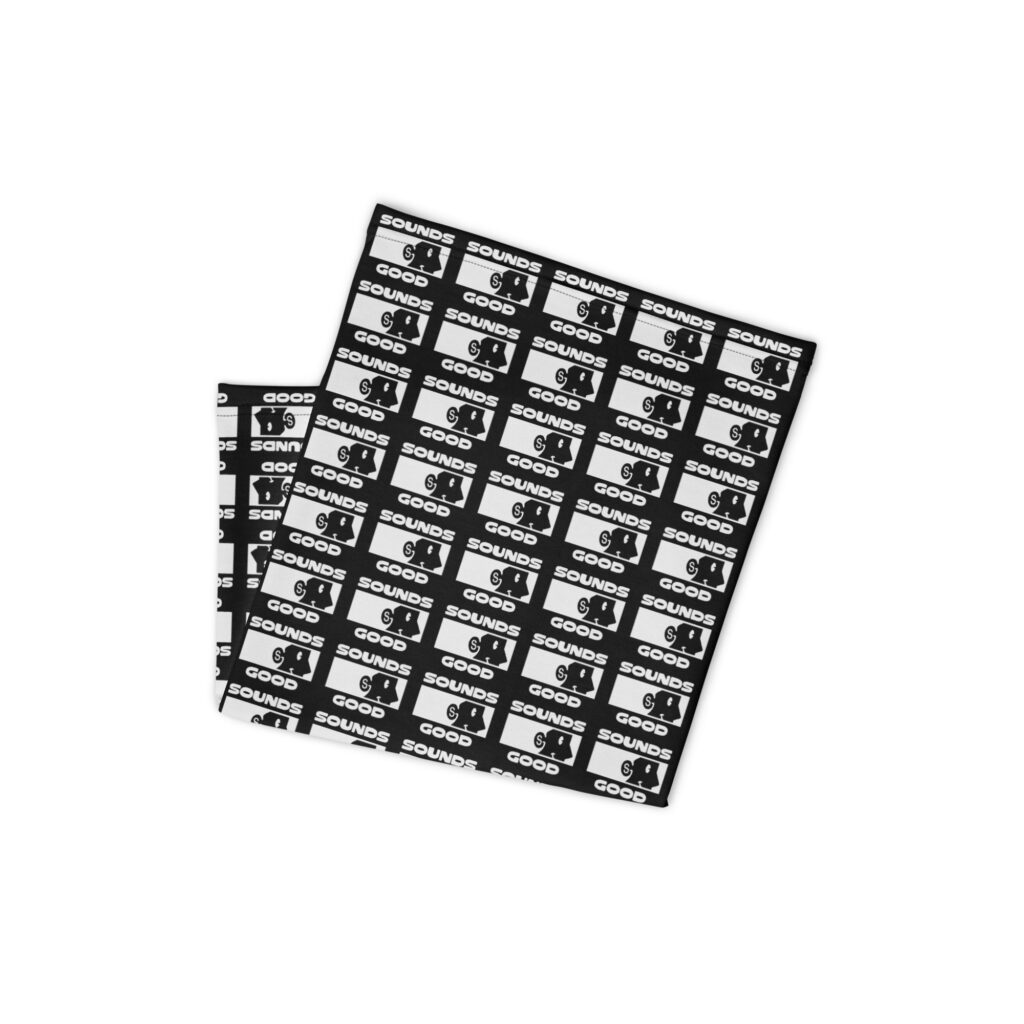 ALLOVER Neck Gaiter - Black / White