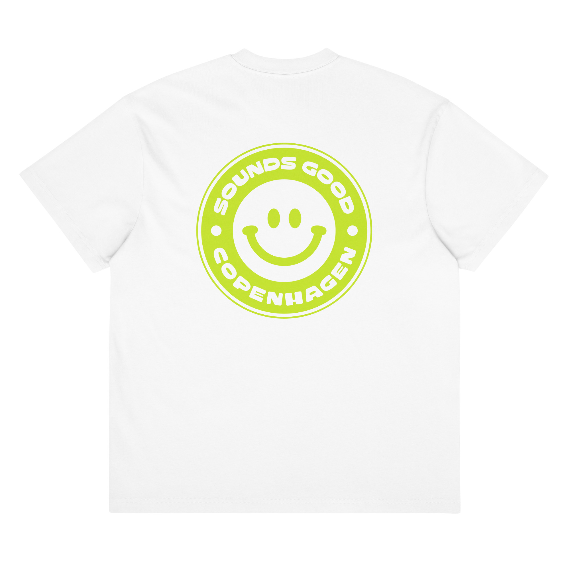 BADGE Tee - White / Acid - Image 2