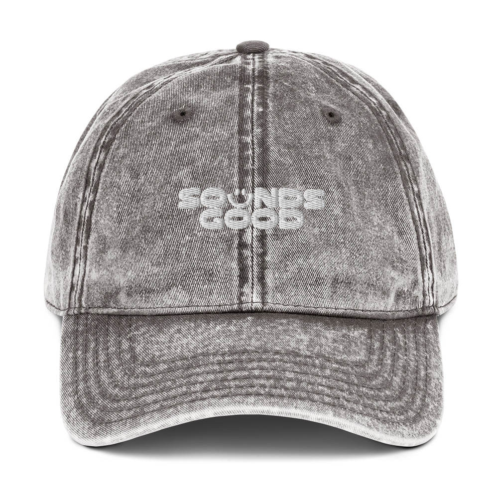 HAPPY Cap - Vintage Grey / White