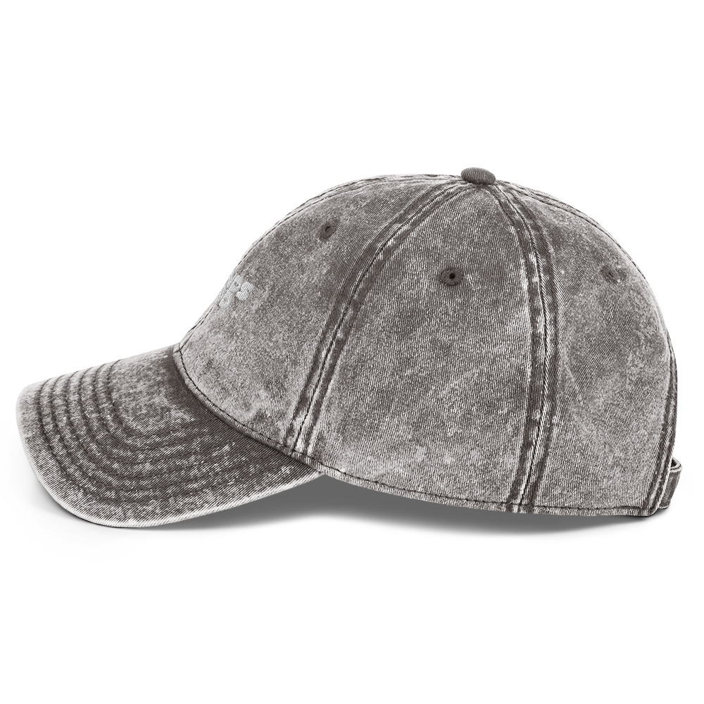 HAPPY Cap - Vintage Grey / White - Image 3